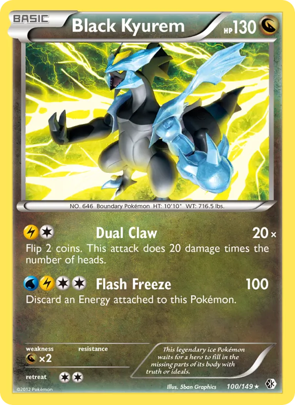 Black Kyurem #100 – Boundaries Crossed card