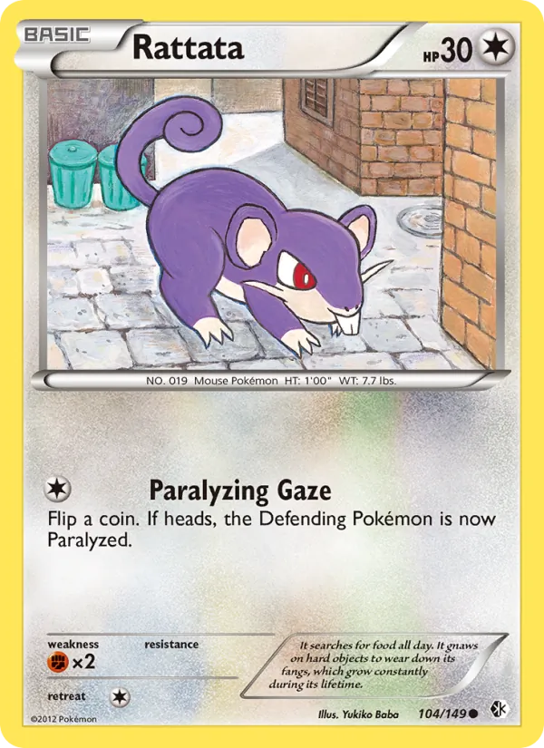 Rattata #104 – Boundaries Crossed card