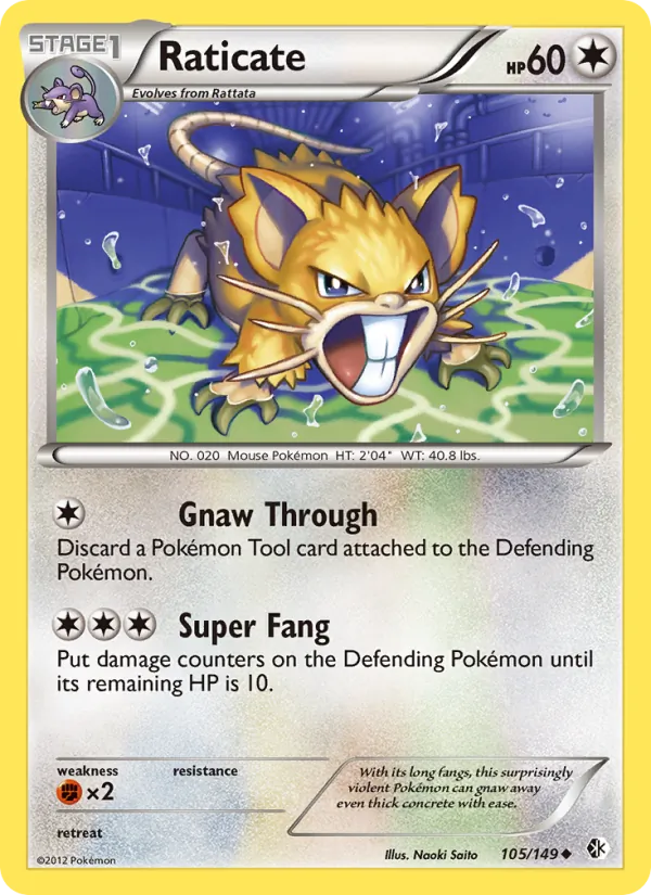 Raticate #105 – Boundaries Crossed card
