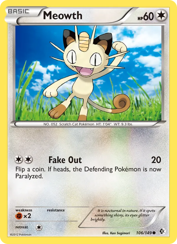 Meowth #106 – Boundaries Crossed card