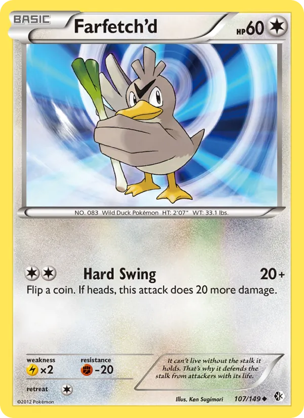Farfetch’d #107 – Boundaries Crossed card