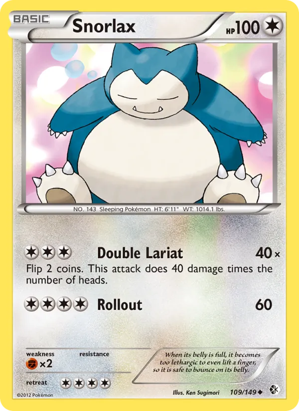 Snorlax #109 – Boundaries Crossed card
