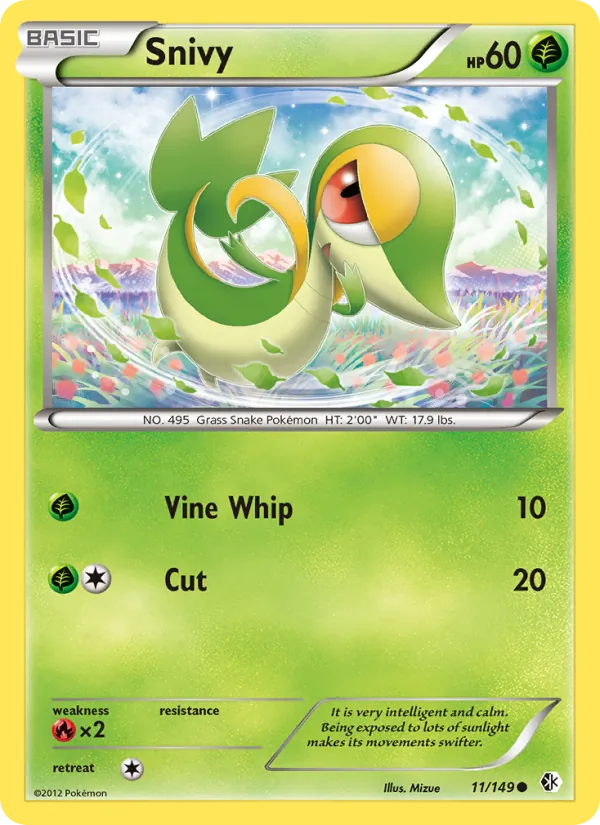 Snivy #11 – Boundaries Crossed card