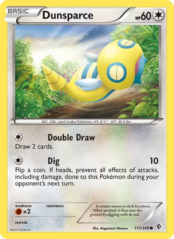 Dunsparce #111 – Boundaries Crossed card