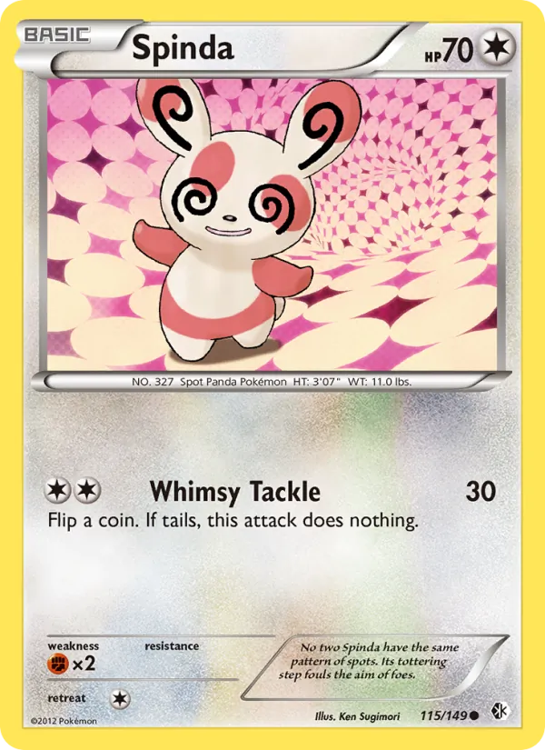 Spinda #115 – Boundaries Crossed card