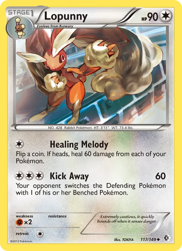 Lopunny #117 – Boundaries Crossed card