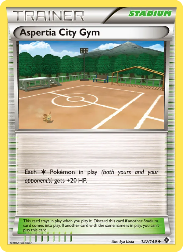 Aspertia City Gym #127 – Boundaries Crossed card