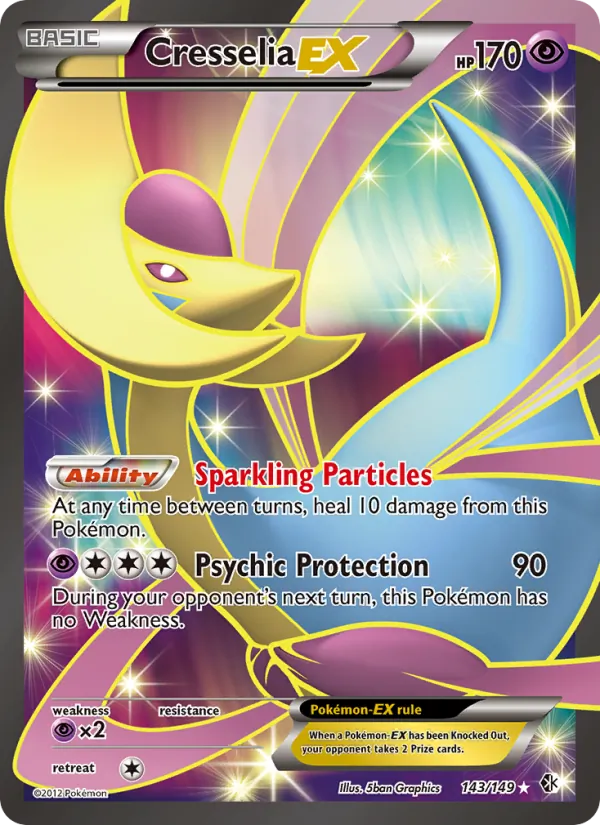 Cresselia-EX #143 – Boundaries Crossed card