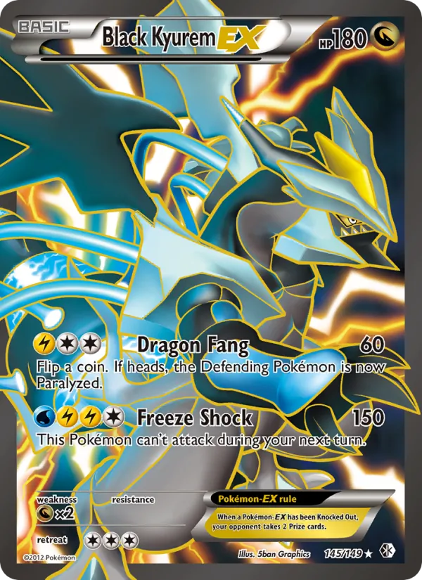 Black Kyurem-EX #145 – Boundaries Crossed card