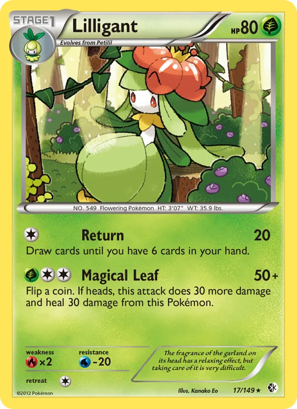 Lilligant #17 – Boundaries Crossed card