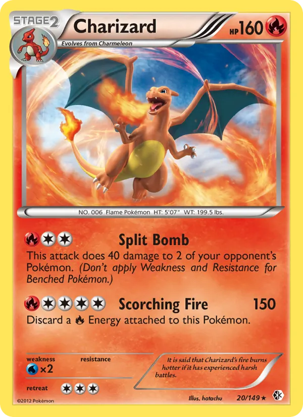 Charizard #20 – Boundaries Crossed card