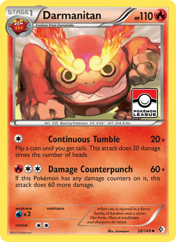 Darmanitan #28 – Boundaries Crossed card