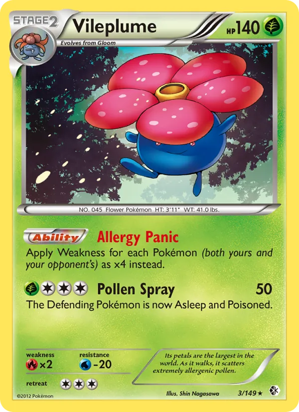 Vileplume #3 – Boundaries Crossed card