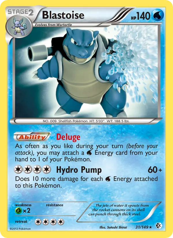 Blastoise #31 – Boundaries Crossed card