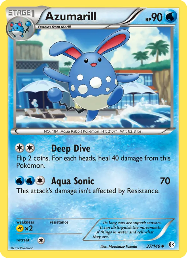 Azumarill #37 – Boundaries Crossed card