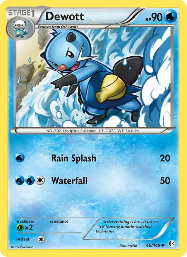 Dewott #40 – Boundaries Crossed card