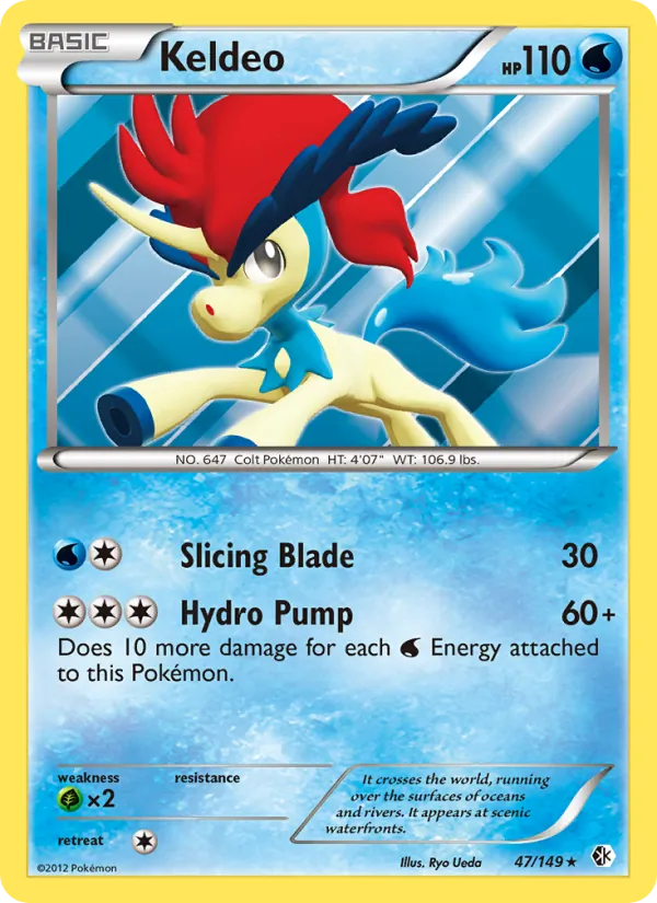 Keldeo #47 – Boundaries Crossed card