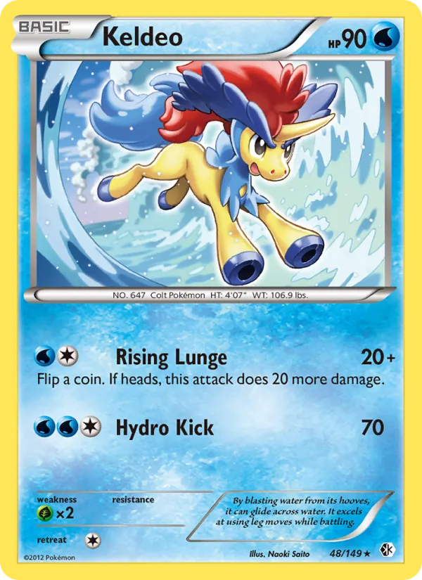 Keldeo #48 – Boundaries Crossed card