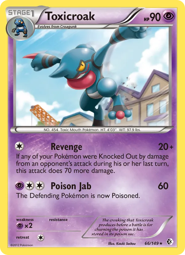 Toxicroak #66 – Boundaries Crossed card