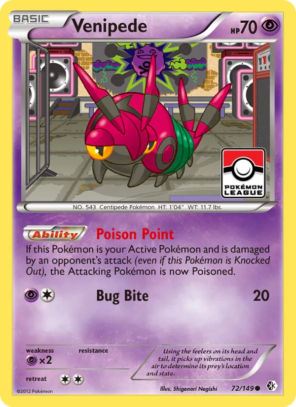 Venipede #72 – Boundaries Crossed card
