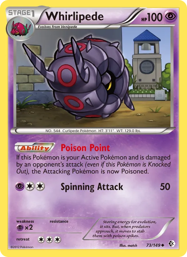 Whirlipede #73 – Boundaries Crossed card