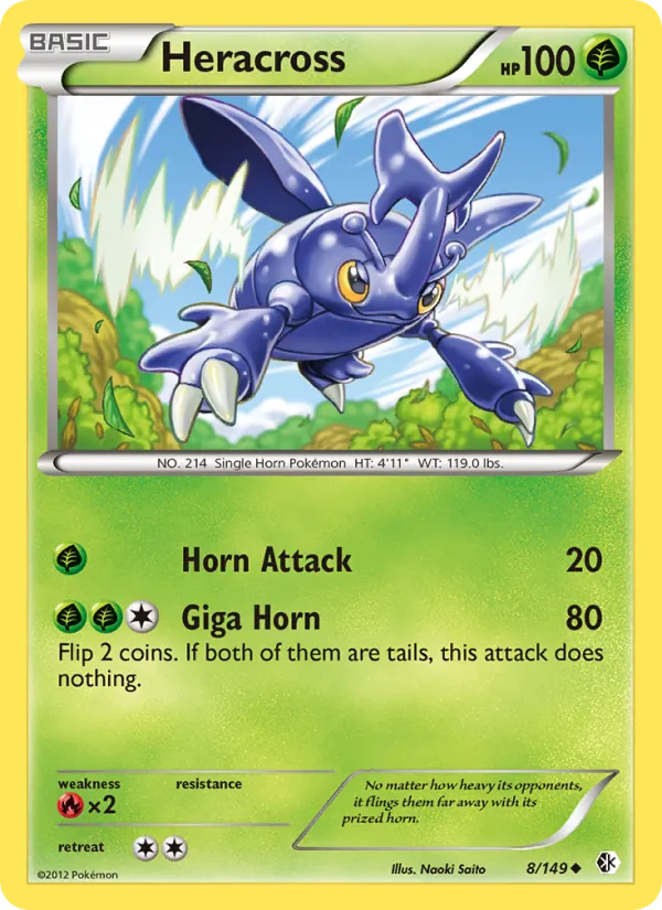 Heracross #8 – Boundaries Crossed card