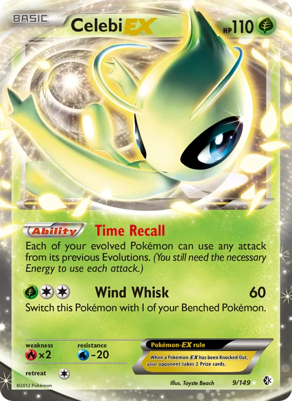 Celebi-EX #9 – Boundaries Crossed card