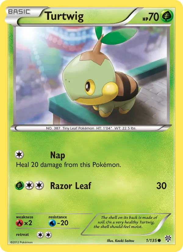 Turtwig #1 – Plasma Storm card