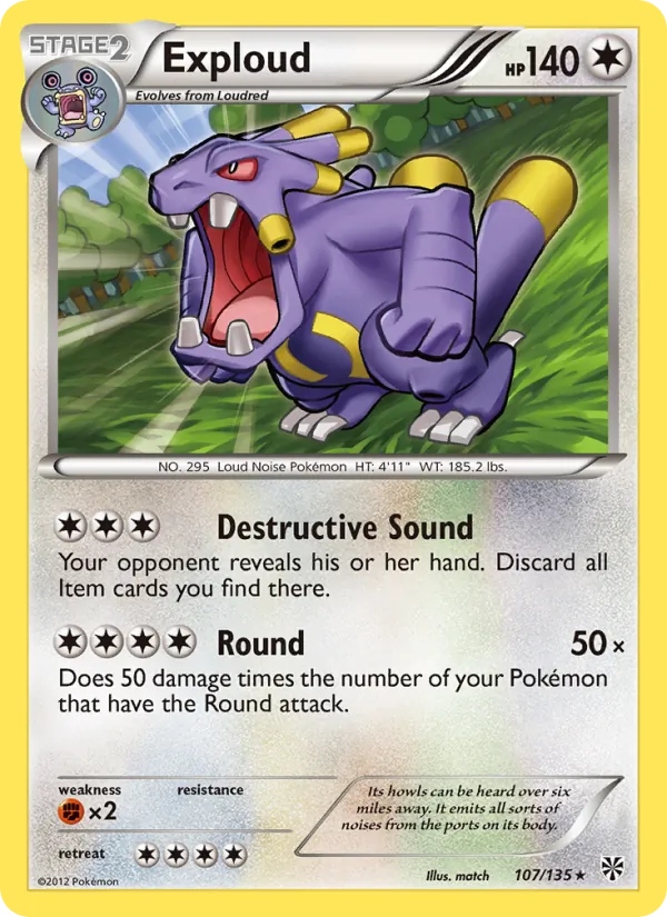 Exploud #107 – Plasma Storm card