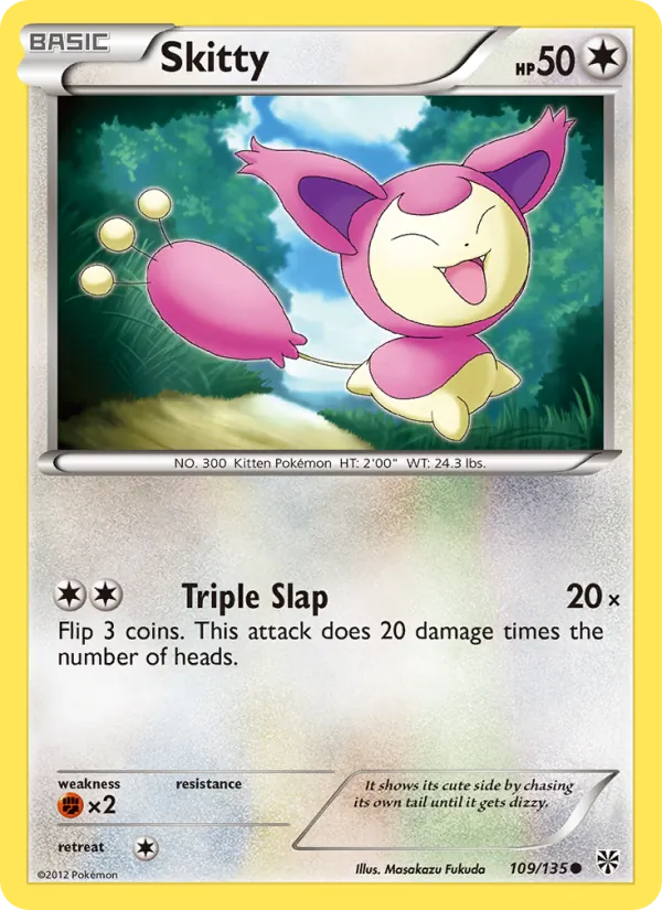 Skitty #109 – Plasma Storm card