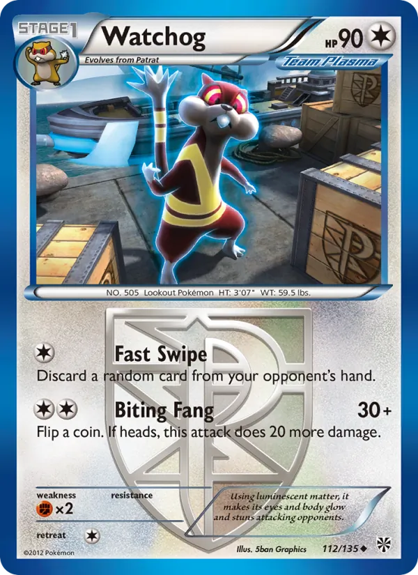Watchog #112 – Plasma Storm card