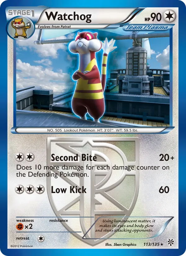Watchog #113 – Plasma Storm card