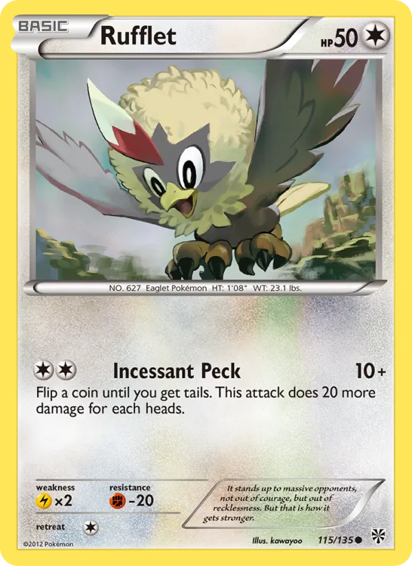 Rufflet #115 – Plasma Storm card