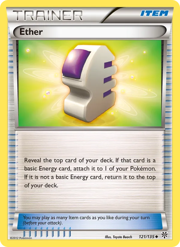 Ether #121 – Plasma Storm card