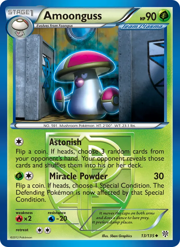 Amoonguss #13 – Plasma Storm card