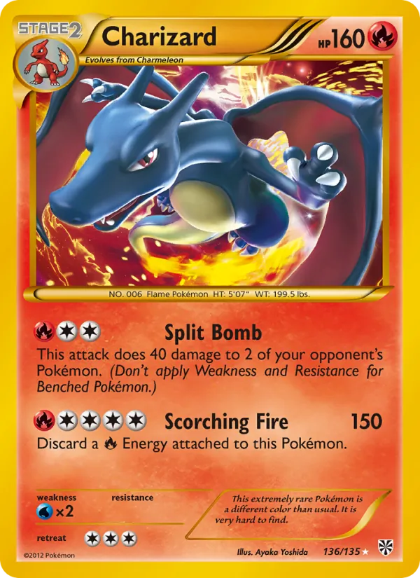 Charizard #136 – Plasma Storm card