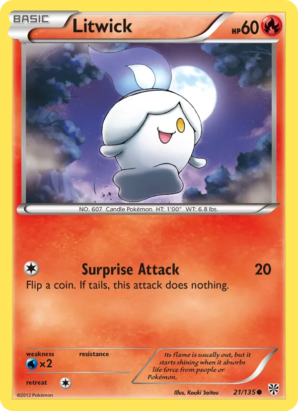 Litwick #21 – Plasma Storm card