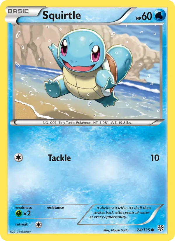 Squirtle #24 – Plasma Storm card