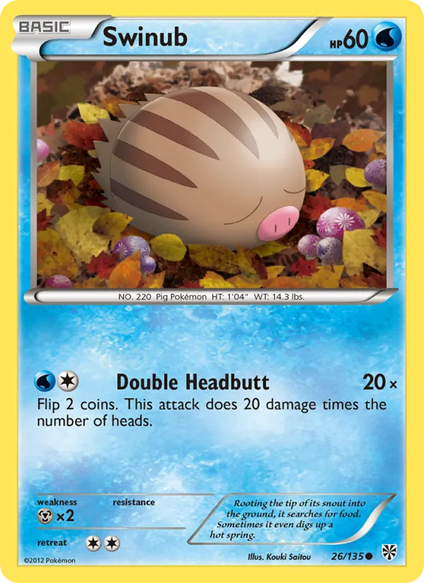 Swinub #26 – Plasma Storm card