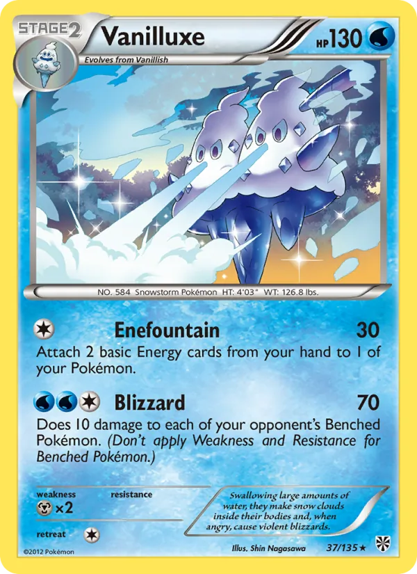 Vanilluxe #37 – Plasma Storm card