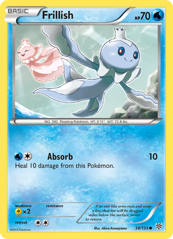 Frillish #38 – Plasma Storm card