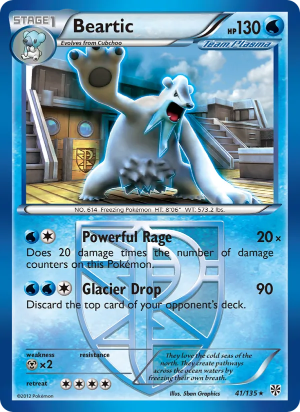 Beartic #41 – Plasma Storm card