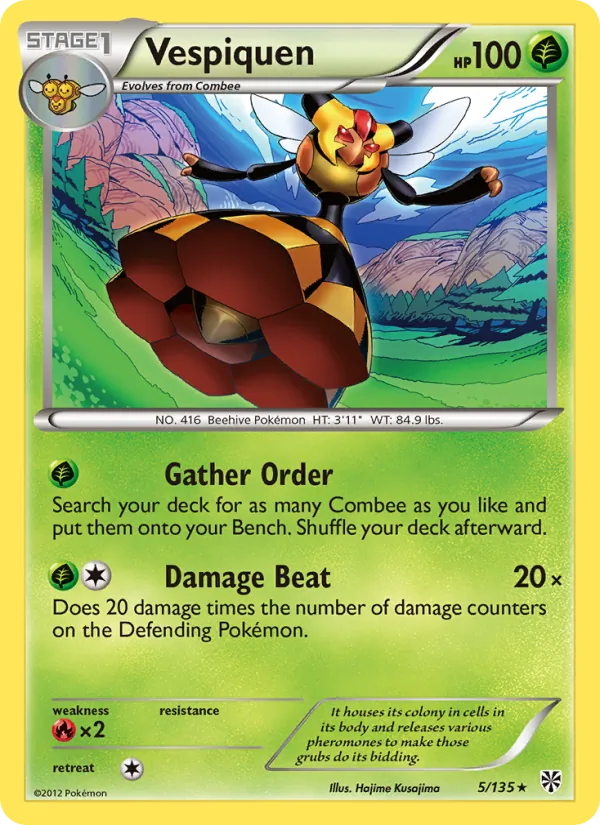 Vespiquen #5 – Plasma Storm card