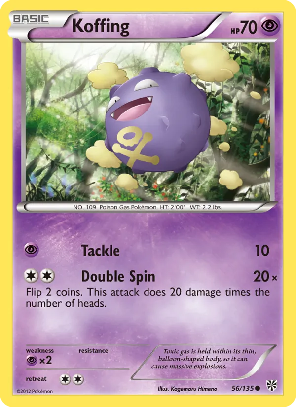 Koffing #56 – Plasma Storm card