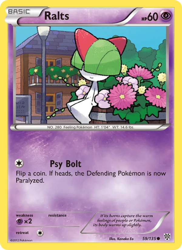 Ralts #59 – Plasma Storm card