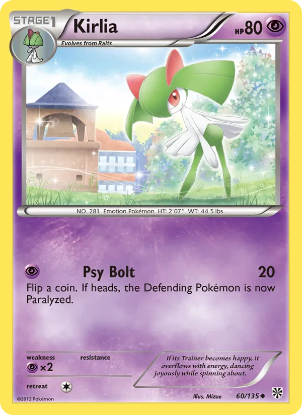 Kirlia #60 – Plasma Storm card