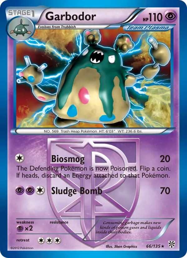 Garbodor #66 – Plasma Storm card
