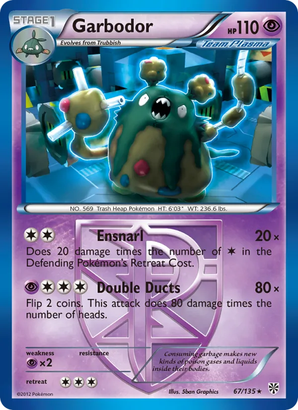 Garbodor #67 – Plasma Storm card