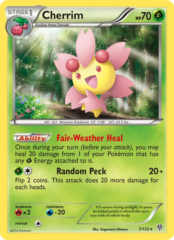 Cherrim #7 – Plasma Storm card