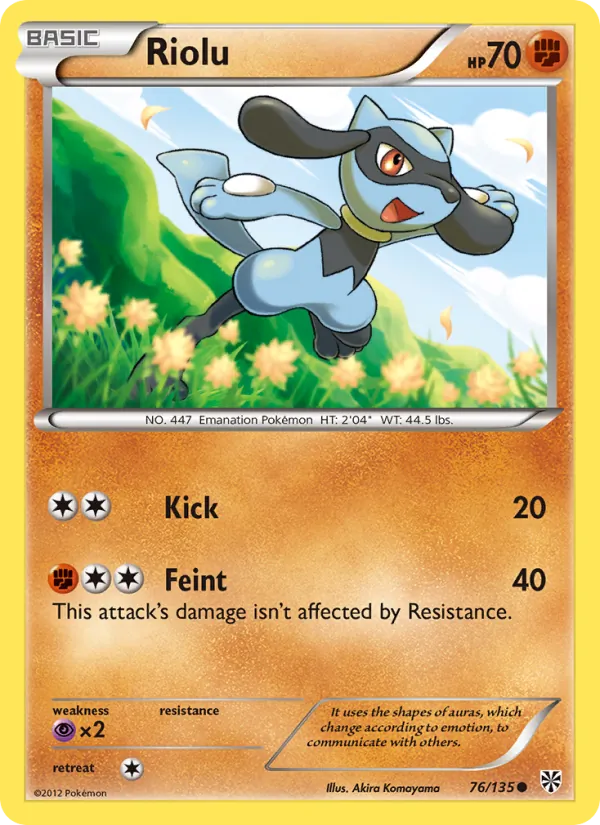 Riolu #76 – Plasma Storm card